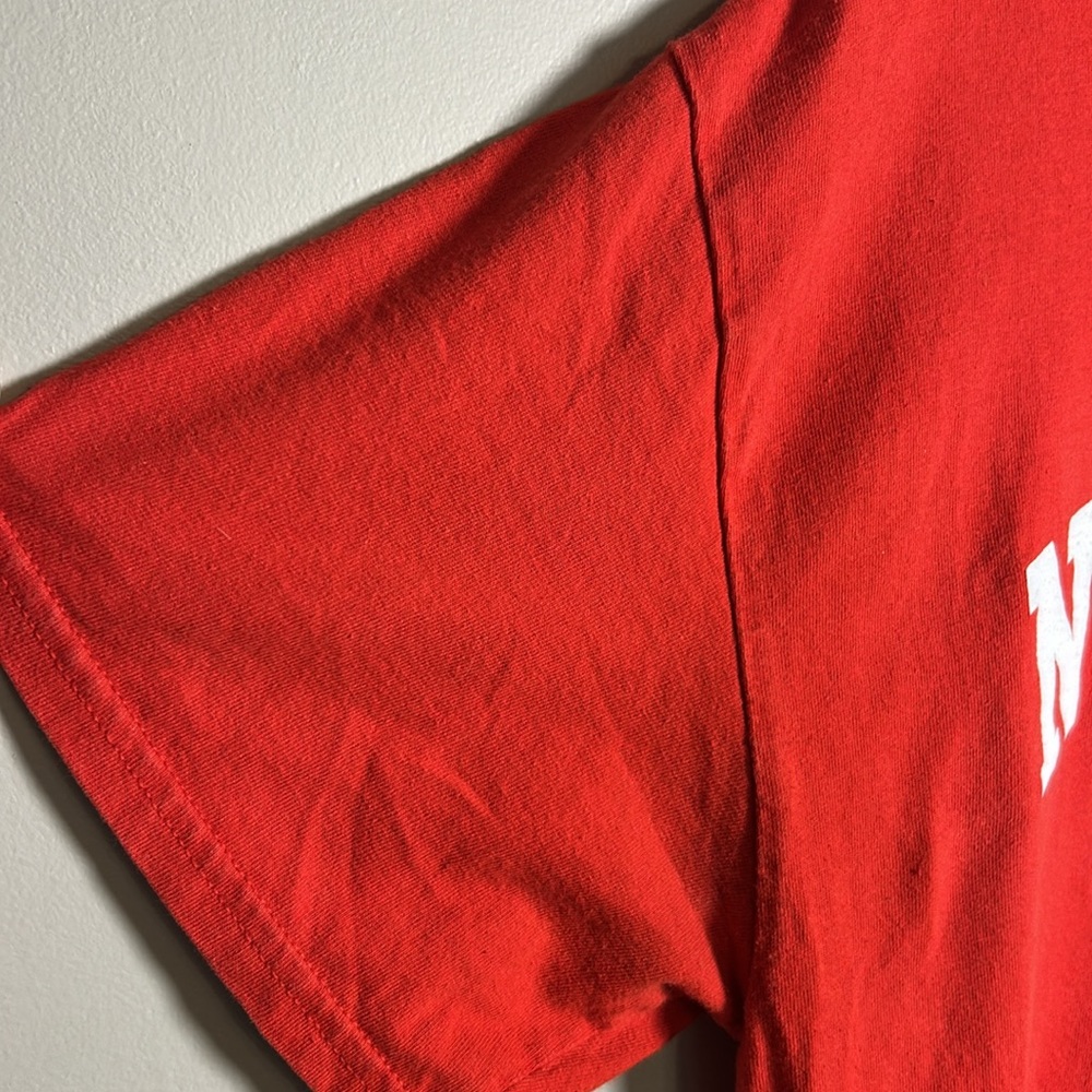 Y2K North Carolina State University Wolfpack MV Sports Red T-Shirt Men’s Size L - Picture 7 of 10